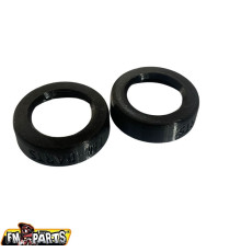 Fm-parts кришки задніх підшипників (комплект) ktm / husqvarna / gas gas '24 чорний
