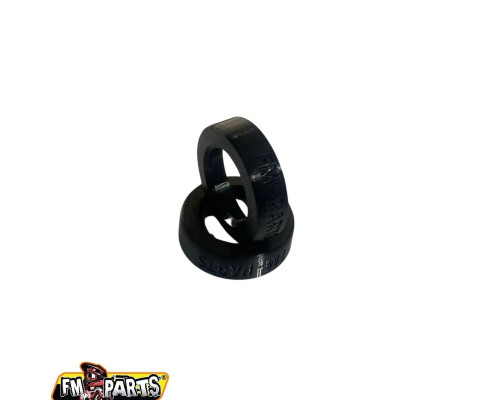 Fm-parts кришки задніх підшипників (комплект) ktm / husqvarna / gas gas '24 чорний