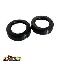 Fm-parts кришки задніх підшипників (комплект) ktm / husqvarna / gas gas '24 чорний