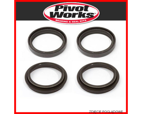 Комплект масляно-пилових уплотнень pivot works honda cr125, kawasaki kx125 kayaba 46mm ari087/ari088