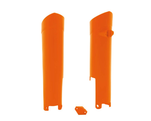 Racetech (rtech) кришки вилки ktm sx 125-250, sxf 250-505, exc/excf 125-530 (08-14), gas gas mc/ec/fsr 125-300 oem колір оранжевий (kt04002127)