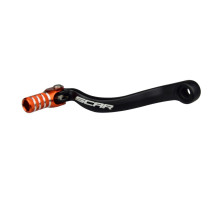 Важіль переключення передач scar racing ktm sxf (sx-f) 250 / 450 '11-'25, sx 125 / 250 '17-'23, exc 125 / 150 / 250 / 300 tpi '17-'23 колір чорний/помаранчевий
