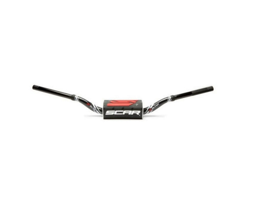 Колесо scar racing 28.6mm mcgrath/коротка модель чорно-біла губка чорна/біла/червона