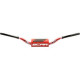 Рульмо scar racing 28.6mm модель rc bend колір червоний/чорний колір губки червоний/чорний/білий