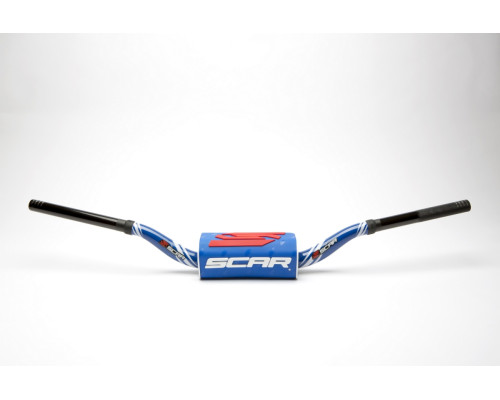 Scar racing рульо 28.6mm модель rc bend колір синій/чорний колір губки синій/білий/червоний