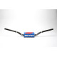 Рульмо scar racing 28.6mm villopoto/stewart модель чорно-біла губка синя/біла/чорна