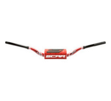 Scar racing рульо 28,6 мм villopoto/stewart модель червона/чорна губка червона/чорна