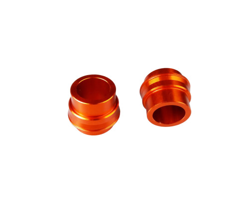 Проставки переднього колеса scar racing ktm 125 - 450 sx / sxf '15-'25, 125 - 500 exc / excf / tpi '16-'25 оранжеві