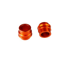 Проставки переднього колеса scar racing ktm 125 - 450 sx / sxf '15-'25, 125 - 500 exc / excf / tpi '16-'25 оранжеві