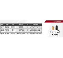 Showa 2024/07 ремкомплект задніх амортизаторів honda crf 250 r '18-'21, crf 450 r '17-'20, crf 450 l '19, crf 450 x '19, crf 450 rx '17-'20, crf 450 we '19-'20, (service k it)