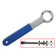 Інструменти з ключом ktm 48mm wp upper shock nuts ключ (00-7827) (чотири штирки)