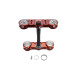 Xtrig p??ki zawieszenia ПЕРЕДНІniego rocs pro triple clamps beta rr '16-'23 (offset 20mm-23mm) КОЛІР x-trig КОРИЧНЕВИЙ