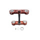 Xtrig p??ki zawieszenia ПЕРЕДНІniego rocs pro triple clamps beta rr '16-'23 (offset 20mm-23mm) КОЛІР x-trig КОРИЧНЕВИЙ