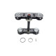 Xtrig p??ki zawieszenia ПЕРЕДНІniego rocs pro triple clamps ktm sx/sxf '23-'24, exc/exc-f '24; husqvarna tc/fc '23-'24; gas gas ec/ecf/mc/mcf '24 (offset 20mm-22mm) КОЛІР ЧОРНИЙ