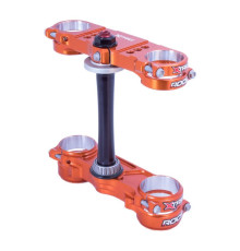 Xtrig p??ki zawieszenia ПЕРЕДНІniego rocs pro triple clamps ktm sx/sxf '23-'24, exc/exc-f '24; husqvarna tc/fc '23-'24; gas gas ec/ecf/mc/mcf '24 (offset 20mm-22mm) КОЛІР ПОМАРАНЧЕВИЙ