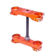Xtrig p??ki zawieszenia ПЕРЕДНІniego rocs tech triple clamps ktm sx 85 '14-'24 (offset 14mm) КОЛІР ПОМАРАНЧЕВИЙ