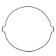 WINDEROSA (VERTEX) Прокладка кришки ЗЧЕПЛЕННЯ KTM EXC 450 07, EXC 520 00-02, EXC 525 03-07, SX 520 00-02, SX 525 03-06 (ZEWN?TRZNA)