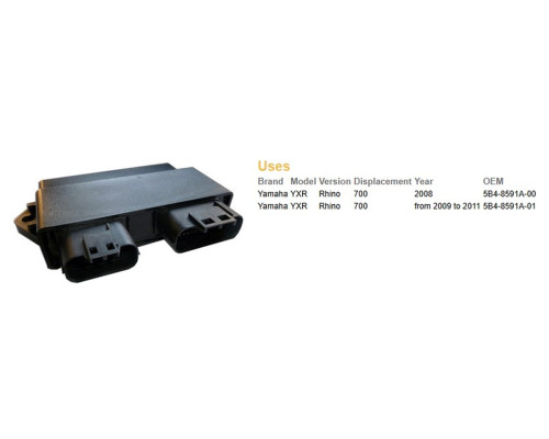 Модуль dze / контролер двигуна ecu yamaha yxr 700 rhino '08-'11 (oem 5b4-8591a-00, 5b4-8591a-01)