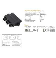 Модуль запалювання dze cdi yamaha yfm 350 grizzly '07-'13