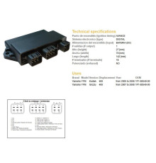 Модуль запалювання dze cdi yamaha yfm 400 grizzly '07-'08