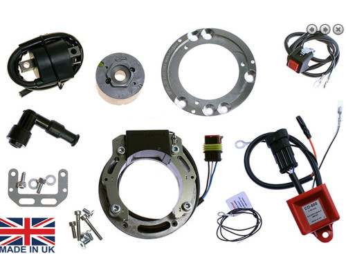 Комплект запалювання electrex electrex cdi suzuki rm400/500, yamaha yz125/250 (статор 110мм) - на вимогу