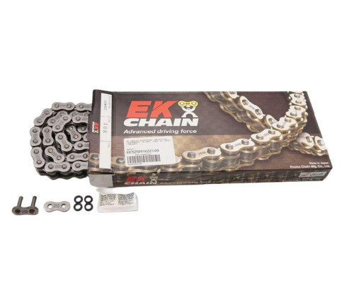 Ланцюг приводу ek ek520mvxz2 114 qx-ring (до 1000ccm) (114-link) (40.0kn) (вироблено в японії) (кабель)