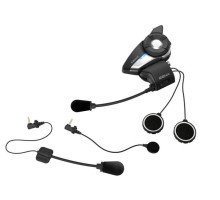 Sena 20S EVO Інтерком мотоциклетний Bluetooth 4.1 до 2000м з динаміками HD і універсальним набором мікрофонів без радіо 2 комплекти чорний