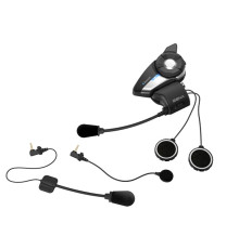 Sena 20S EVO Інтерком мотоциклетний Bluetooth 4.1 до 2000м з HD динаміками та універсальним набором мікрофонів без радіо 1 комплект чорний