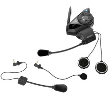 Sena 30K Interkom Мотоциклетний Mesh 2.0 Bluetooth 4.1 до 2000м з HD динаміками та універсальним набором мікрофонів Чорний