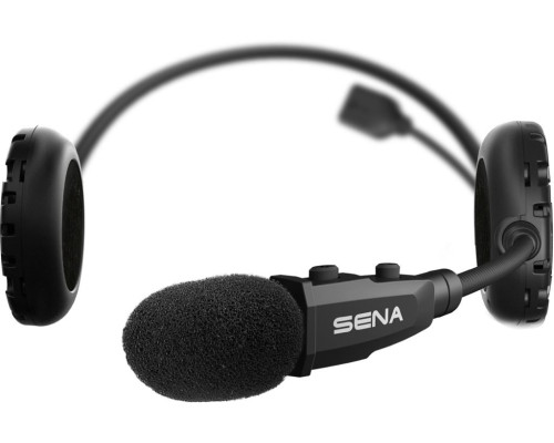 Sena 3S Plus B Інтерком Мотоциклетний Bluetooth 4.1 Дальність 400м З мікрофоном на дужці Чорний