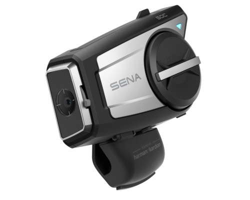 Sena 50C-01 Інтерком мотоциклетний Quantum Mesh 2.0 Bluetooth 5.0 з камерою Ultra HD 4K та аудіо Harman Kardon Чорний