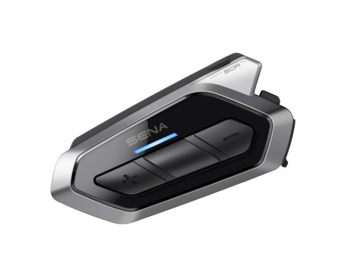 Sena 50R Інтерком Мотоциклетний Quantum Mesh 2.0 Bluetooth 5.0 до 2000м з FM радіо та аудіосистемою Harman Kardon (2 комплекти) Чорний