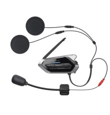 Sena 50R Інтерком Мотоциклетний Quantum Mesh 2.0 Bluetooth 5.0 до 2000м з FM радіо та аудіосистемою Harman Kardon (2 комплекти) Чорний