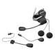 Sena 50s Інтерком Мотоциклетний Quantum Mesh 2.0 Bluetooth 5.0 до 2000м з FM радіо та аудіосистемою Harman Kardon (1 комплект) Чорний
