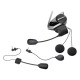 Sena 50S Інтерком Мотоциклетний Quantum Mesh 2.0 Bluetooth 5.0 до 2000м з FM-радіо та аудіосистемою Harman Kardon (2 комплекти) Чорний