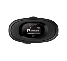 Sena 5R Інтерком Мотоциклетний Bluetooth 5.1 Дальність 700м LCD Дисплей HD Динаміки Універсальний Мікрофонний Набір (1 Набір) Чорний