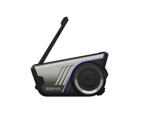 Sena 60S Quantum Mesh 3.0 2.0 Інтерком мотоциклетний Bluetooth 5.3 до 2000м з FM радіо та аудіосистемою Harman Kardon (2 комплекти) Чорний