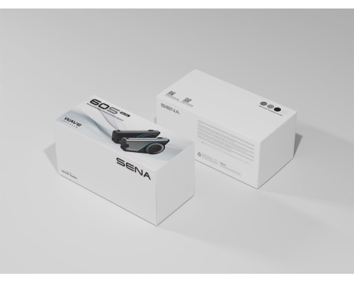 Sena 60S Quantum Mesh 3.0 2.0 Інтерком мотоциклетний Bluetooth 5.3 до 2000м з FM радіо та аудіосистемою Harman Kardon (2 комплекти) Чорний