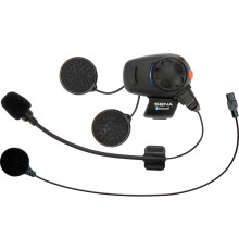 Sena SMH5 Інтерком Мотоциклетний Bluetooth 3.0 Дальність 400м Універсальний Набір Мікрофонів Чорний