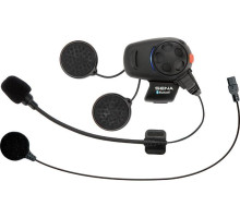 Sena SMH5 Інтерком Мотоциклетний Bluetooth 3.0 Дальність 400м Універсальний Набір Мікрофонів Чорний