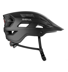 Sena M1 Trial велосипедний шолом з вбудованим інтеркомом Bluetooth 4.1 до 900м та задньою LED лампою розмір M (55-58 см) чорний
