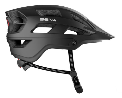 Sena M1 Trial велосипедний шолом з вбудованим інтеркомом Bluetooth 4.1 до 900м та задньою LED лампою розмір M (55-58 см) чорний