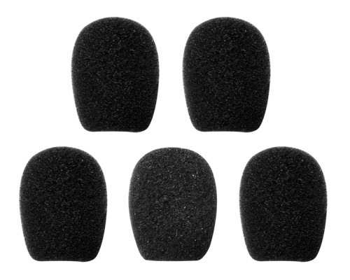 Sena кришкаки ганчіркові для мікрофону інтеркомів 20s, smh10r, smh5, 3s, sph10, 10c, 10s (5 шт.) чорний