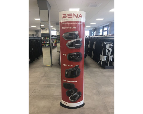 Sena Stojak Рекламний 50R/S, 5S, 10C EVO, SF Висота 200 см Чорний