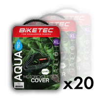 Biketec Aquatec Чохол для мотоцикла Водонепроникний Розмір S Чорно-сірий