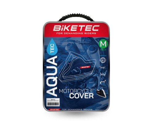 Biketec Aquatec Покриття Водонепроникне для Мотоцикла 20 шт XL Чорний/Сірий