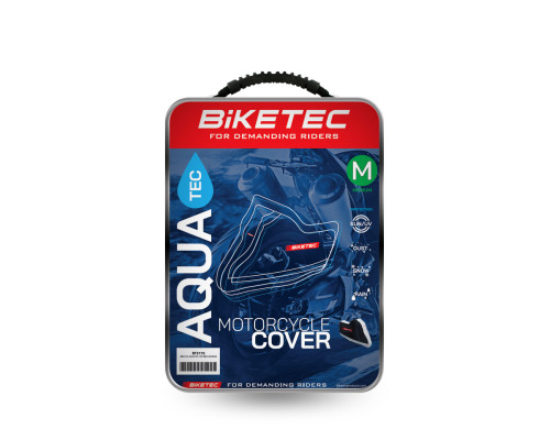 Biketec Aquatec Чохол Водонепроникний для Мотоцикла Розмір S Чорний/Сірий