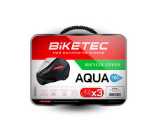 Biketec Aquatec чохол водонепроникний для трьох велосипедів універсальний чорний/сірий