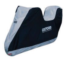 Oxford Aquatex чохол водонепроникний для мотоцикла з місцем для центрального кофра розмір S чорний/сірий
