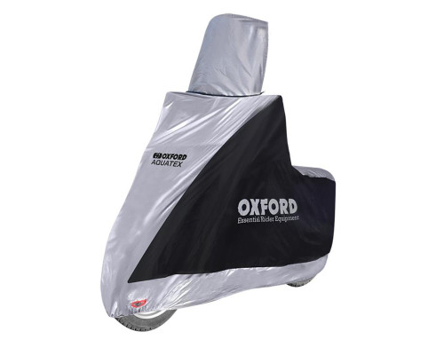 Oxford Aquatex Scooter Highscreen Чохол водонепроникний для скутера з високим склом універсальний сірий/чорний